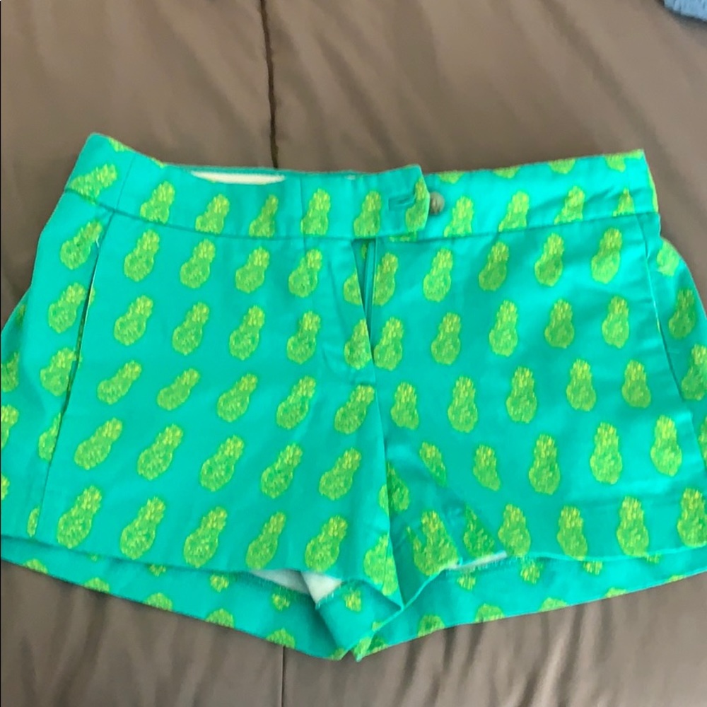 JCrew Pineapple print shorts